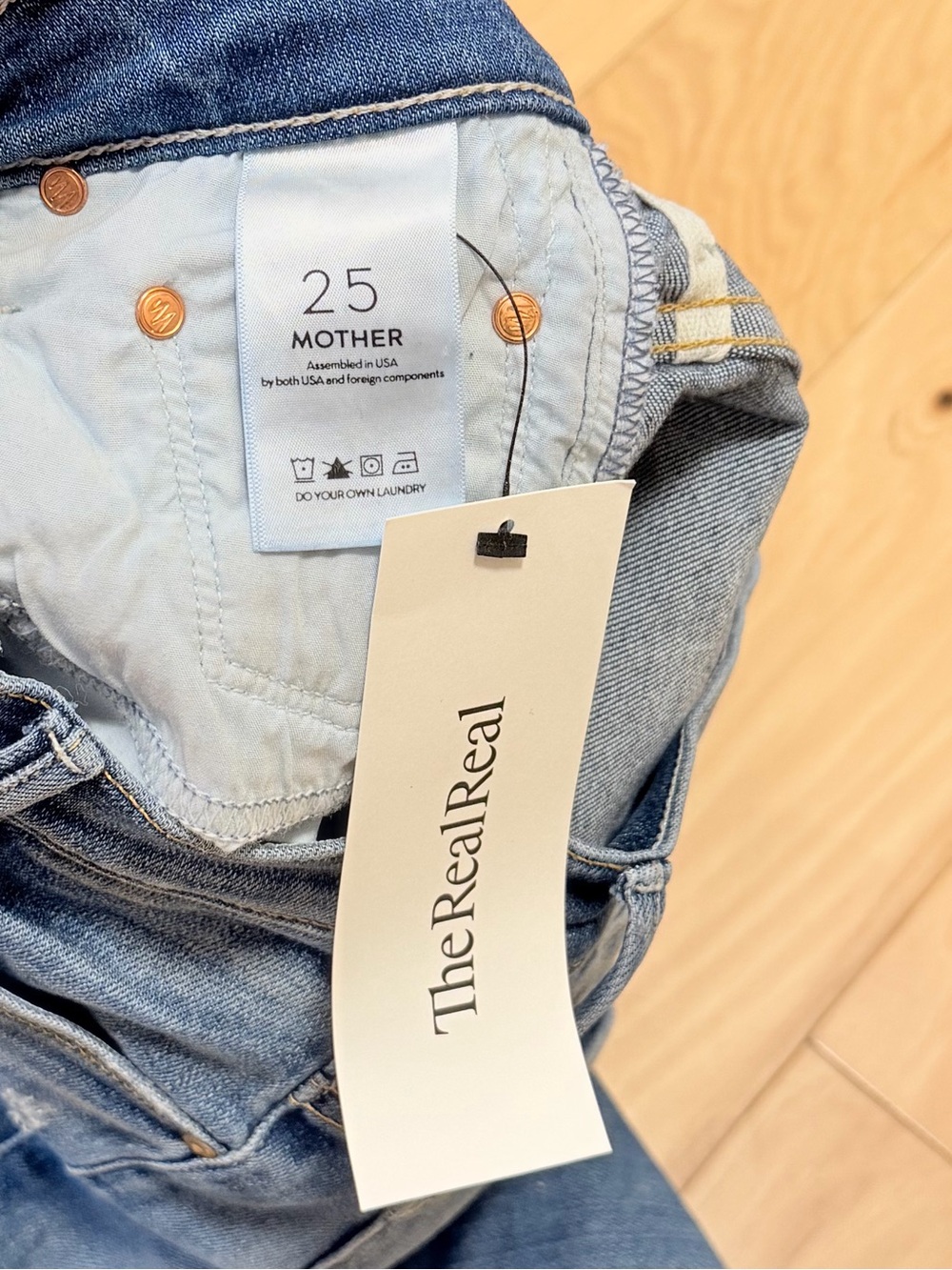 Mother Women’s The Weekender Ankle Fray Denim Jeans in Wild - Picture 8 of 10